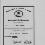 Arno R. Schleich MD Full Registration Trinidad